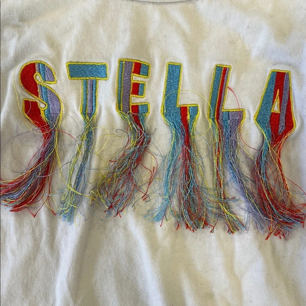 Stella McCartney white embroidered